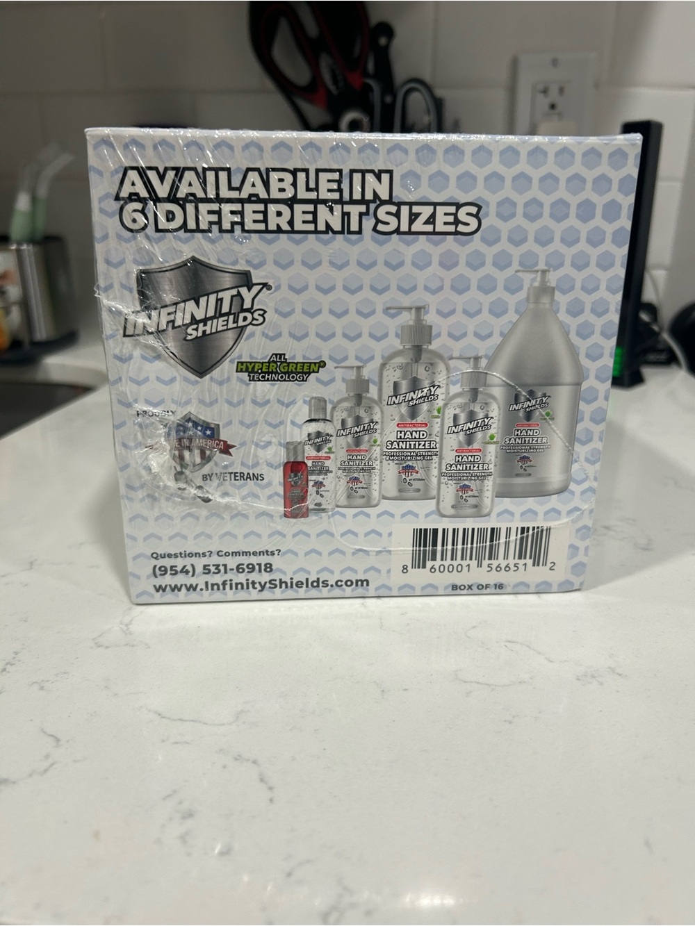 Hand Sanitizer - Clear/White Bottle